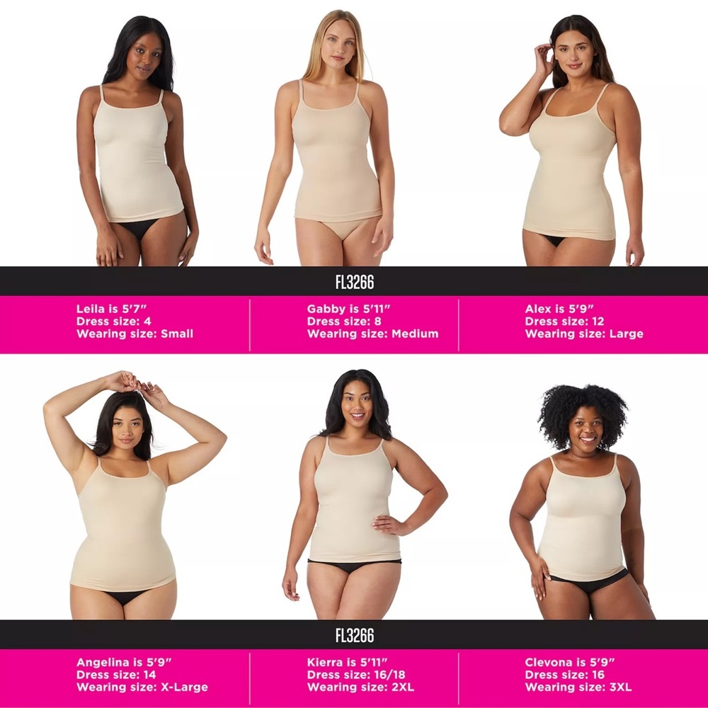 RESERVED EB Maidenform Self Expressions Women's Suddenly Skinny Cami Med Control - Picture 8 of 16